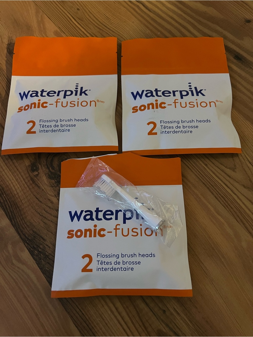 Waterpik Sonic-Fusion Replacement Flossing Brush Heads - White (2-Pack) - 5pc